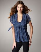 Joie Jolie Cold-shoulder Blouse - Lyst