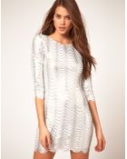 TFNC Tfnc Dress in Scalloped Sequin - Lyst