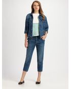 Boy by Band Of Outsiders Cropped Jeans - Lyst