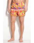 Etro Printed Swim Shorts - Lyst