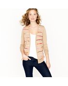 J.Crew Sequin-stripe Cardigan - Lyst