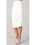 Zero + Maria Cornejo Isis Leather Skirt - Lyst