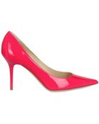 Jimmy Choo 85Mm Gilbert Patent Leather Pumps - Lyst