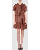 Marc Jacobs Short Dress - Lyst