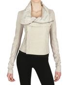 Rick Owens Biker Velo Leather Jacket - Lyst