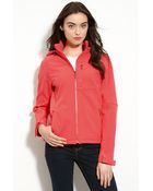 Calvin Klein Zip Front Jacket with Detachable Hood - Lyst