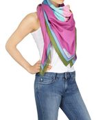 Contileoni Limited Edition Cotton Silk Foulard - Lyst