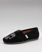 Toms Beaumont Skull Velvet Slip-on - Lyst