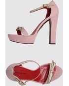 Cesare Paciotti Platform Sandals - Lyst