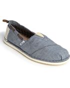 Toms Bimini Stitchout Chambray Slip-on - Lyst