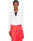 Givenchy Milk Satin Blazer - Lyst