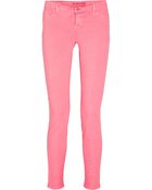 J Brand 811 Mid-rise Cropped Skinny Jeans - Lyst