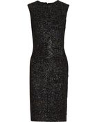 Jil Sander Beaded Wool-blend Dress - Lyst