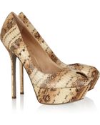 Sergio Rossi Watersnake Pumps - Lyst