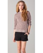 Alice + Olivia Emmett Hooded Boxy Sweater - Lyst
