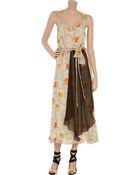 Gryphon Printed Silk-chiffon Dress - Lyst