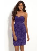 Js Collections Strapless Chiffon Dress - Lyst