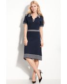 Kate Spade Chessa Sweater Knit Shirtdress - Lyst