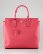 Prada Double-Handle Tote, Medium - Lyst