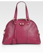 Saint Laurent Ysl Large Muse Handbag - Lyst