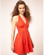 ASOS Collection Asos Sundress with Halter Neck - Lyst