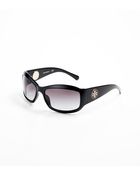 Tory Burch Wrap Around Frame Sunglasses - Lyst