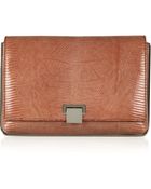 The Row Metal Frame Lizard Clutch - Lyst