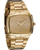 Nixon The Player Watch in Gold - Lyst