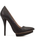 Zara High Heel Platform Court Shoe - Lyst