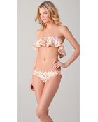 Zinke Kristen Bandeau Bikini Top - Lyst