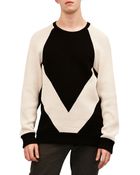Alexander Wang Intarsia Sweater - Lyst