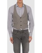 Emporio Armani Waistcoat - Lyst