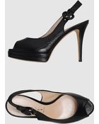 Casadei Platform Sandals - Lyst