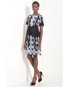 Tibi Geneva Silk Shift Dress - Lyst