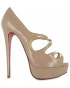 Christian Louboutin 150mm Mademoi Patent Criss Cross Pumps - Lyst