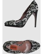 Missoni Closedtoe Slipons - Lyst