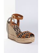 Tory Burch Florian Wedge - Lyst