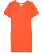 3.1 Phillip Lim Crepe De Chine Tee Dress - Lyst