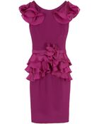 Notte By Marchesa Organza Ruffle Dress - Lyst