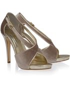 Elie Saab Love Velvet High Heels - Lyst