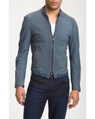 Dolce & Gabbana Leather Biker Jacket - Lyst
