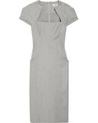 Lela Rose Wool-Blend Melange Dress - Lyst