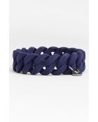 Marc By Marc Jacobs Rubber Turnlock Stretch Bracelet - Lyst
