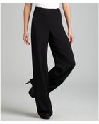 Hermes Black High Waist Silk Flared Pants - Lyst