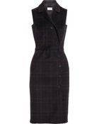 Jil Sander Asymmetric Wool-blend Dress - Lyst
