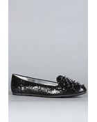 Senso Diffusion The Esta Flat in Black Glitter - Lyst