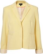Topshop Ponte Shrunken Blazer - Lyst