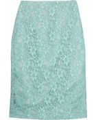 Helene Berman Lace Pencil Skirt - Lyst