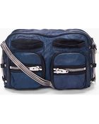 Alexander Wang Navy Brenda Zip Chain Bag - Lyst