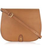 Ralph Lauren Collection Saddle Medium Leather Shoulder Bag - Lyst